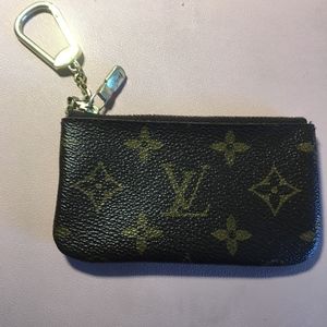 Authentic LV coin purse w/ key ring